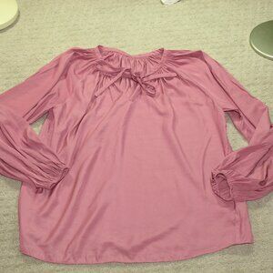 Republic Clothing Women's Small Mauve Peasant Blouse
